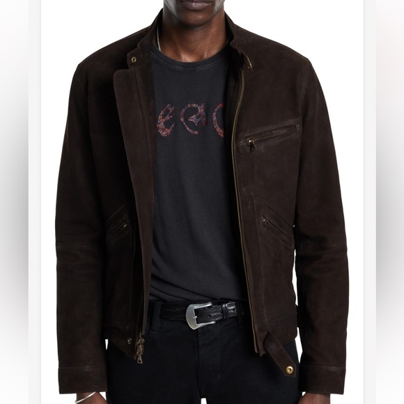 NWT John Varvatos Men's Ezra Racer Jacket